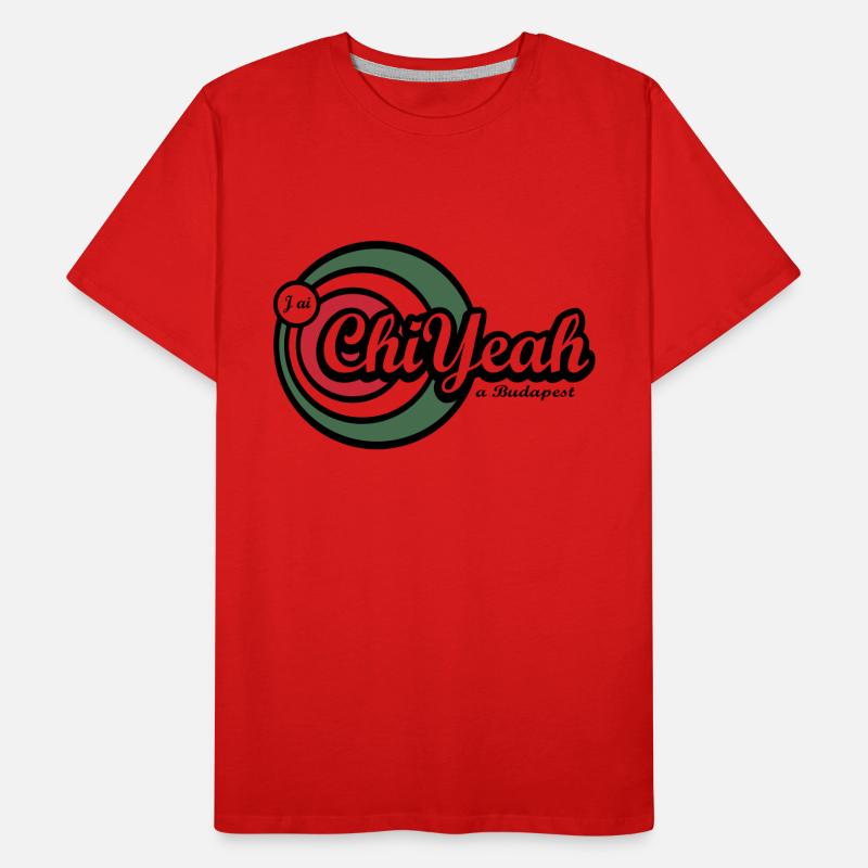 ChiYeah in Budapest Men's Premium Organic T-Shirt