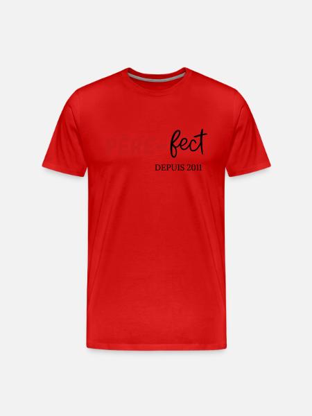 Père fect Depuis 2011 - T-shirt bio Premium Homme - rouge