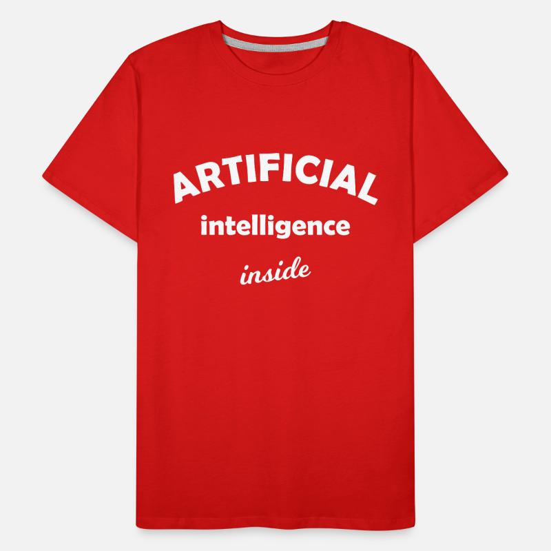 Funny Computer Nerds Men's Premium Organic T-Shirt