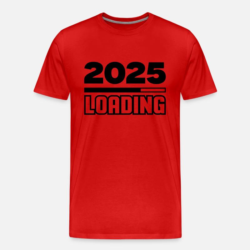 loading 2025 - Männer Premium Bio T-Shirt - Rot