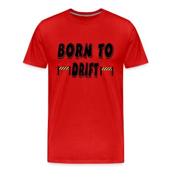 Voiture - T-shirt bio Premium Homme - rouge - Devant - Damien (186cm)