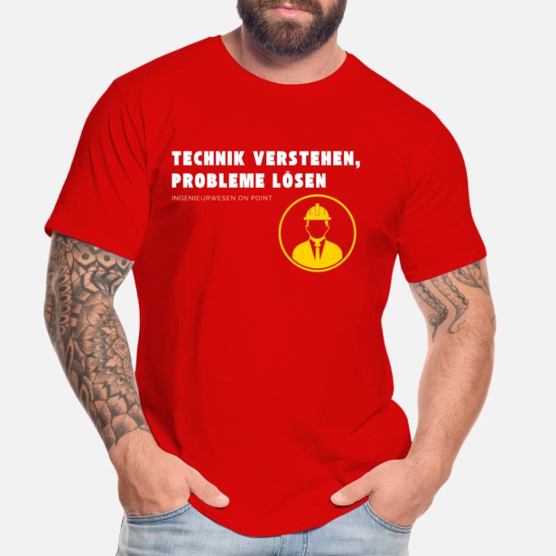 Understanding technology, solving problems Engineering . Men's Premium Organic T-Shirt