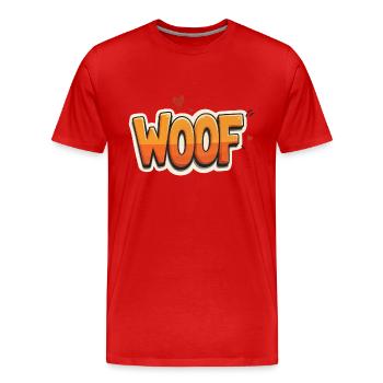 Trame - T-shirt bio Premium Homme - rouge - Devant - Damien (186cm)