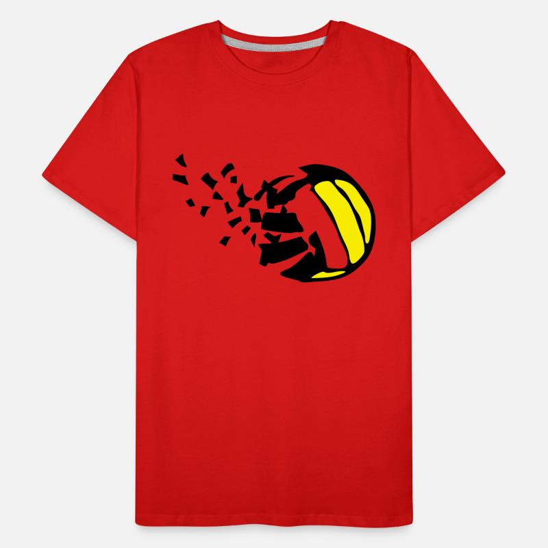 Explosion Volleyball Destructurer destructi Männer Premium Bio T-Shirt