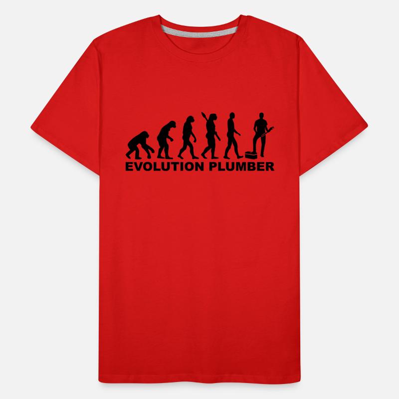 Evolution Plumber T-shirt bio Premium Homme