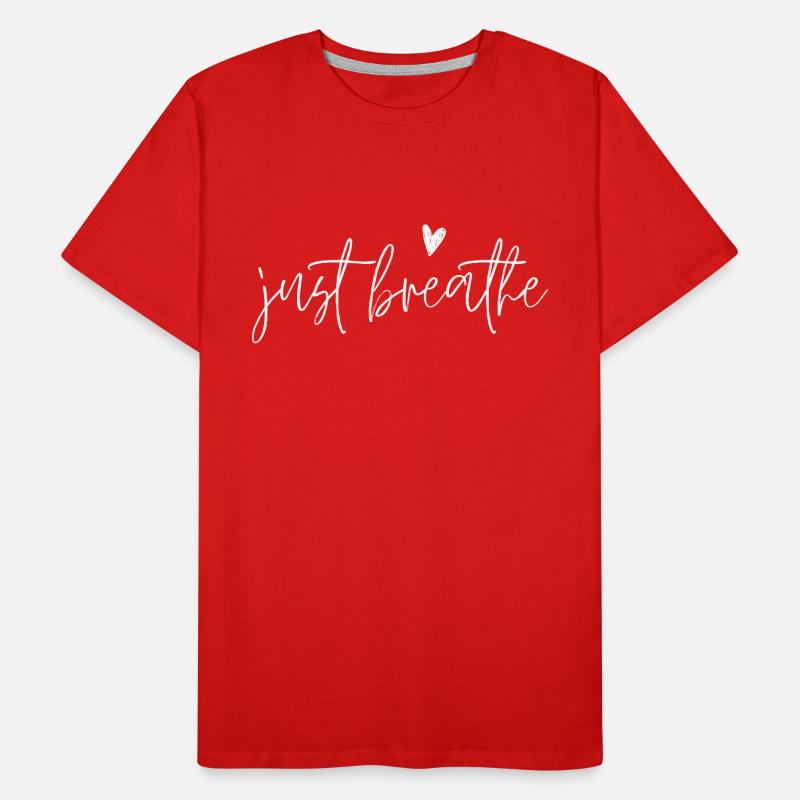 Respirez simplement T-shirt bio Premium Homme