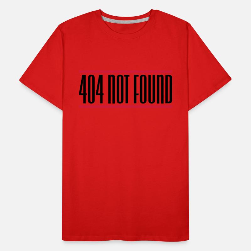 404 not found Error Men's Premium Organic T-Shirt