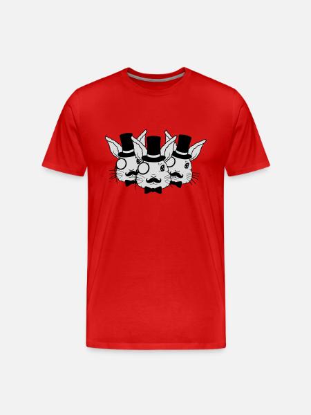 Team Sir Hasen Friends - Men's Premium Organic T-Shirt - red