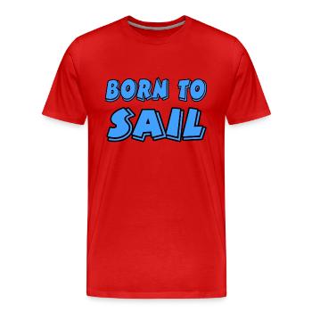 Voile - T-shirt bio Premium Homme - rouge - Devant - Damien (186cm)
