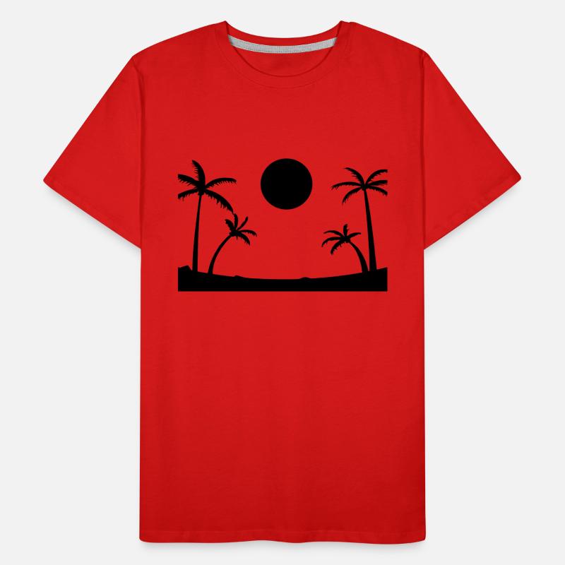 beach Männer Premium Bio T-Shirt
