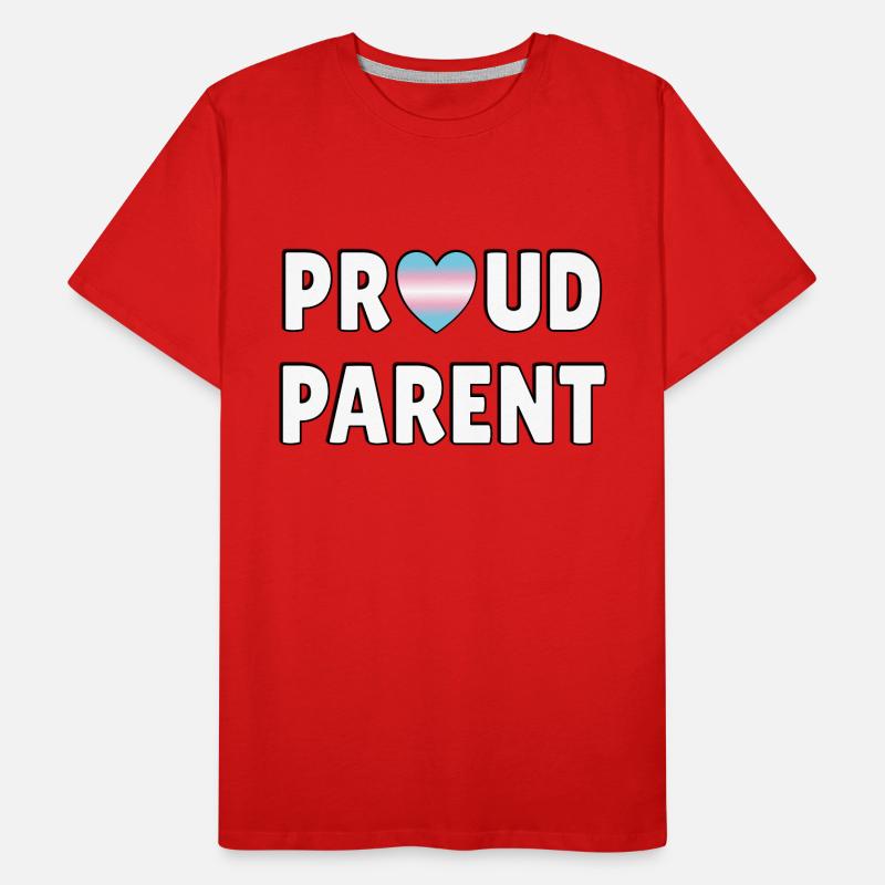 Fier parent - Drapeau trans T-shirt bio Premium Homme