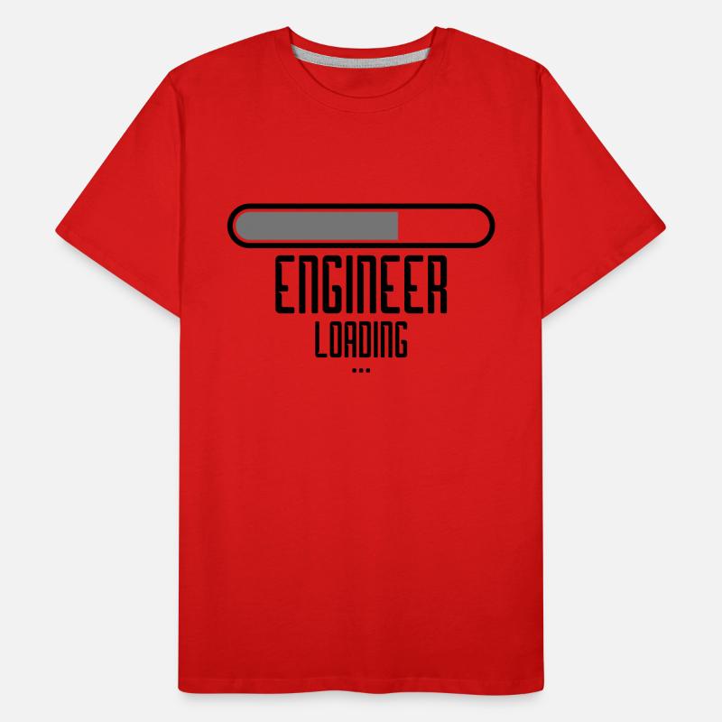 loading loading loading engineer please wait wait Men's Premium Organic T-Shirt