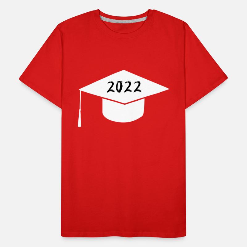 Absolventenhut für Bachelor oder Master Männer Premium Bio T-Shirt