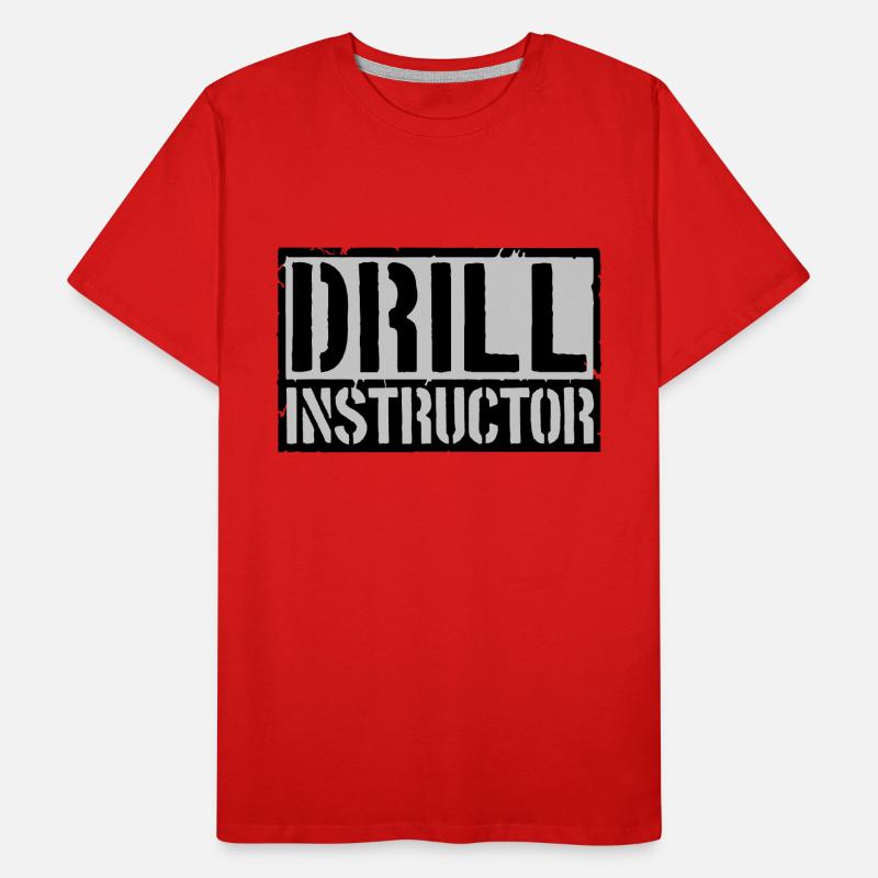 Schild Drill Instructor Männer Premium Bio T-Shirt