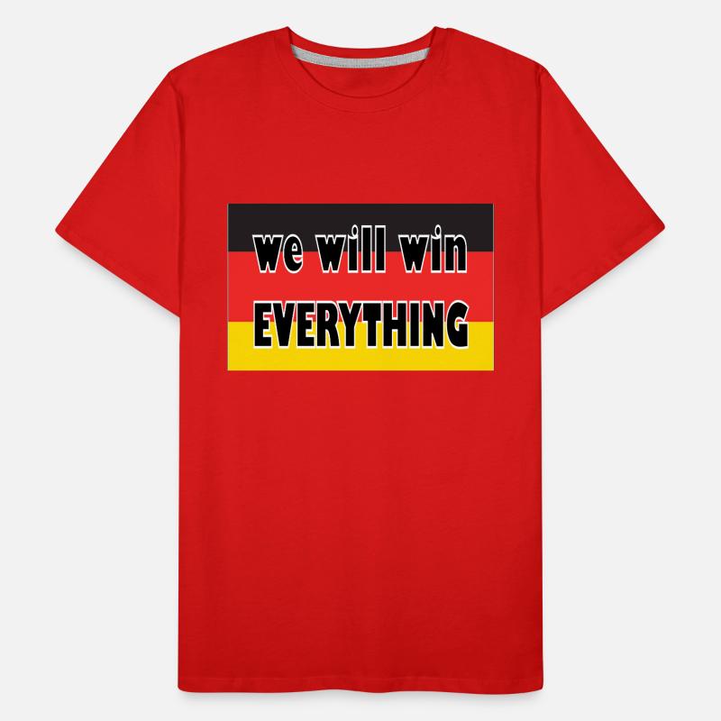 we will win everything Männer Premium Bio T-Shirt