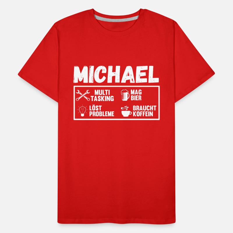 Michael Männer Premium Bio T-Shirt