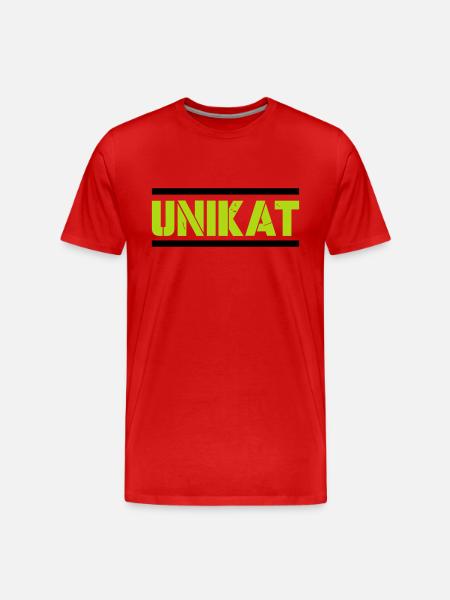 Unique - Men's Premium Organic T-Shirt - red