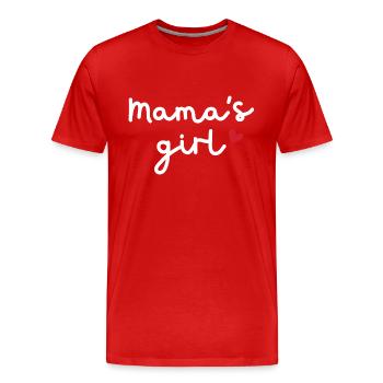 Mama’s girl - T-shirt bio Premium Homme - rouge - Devant - Damien (186cm)