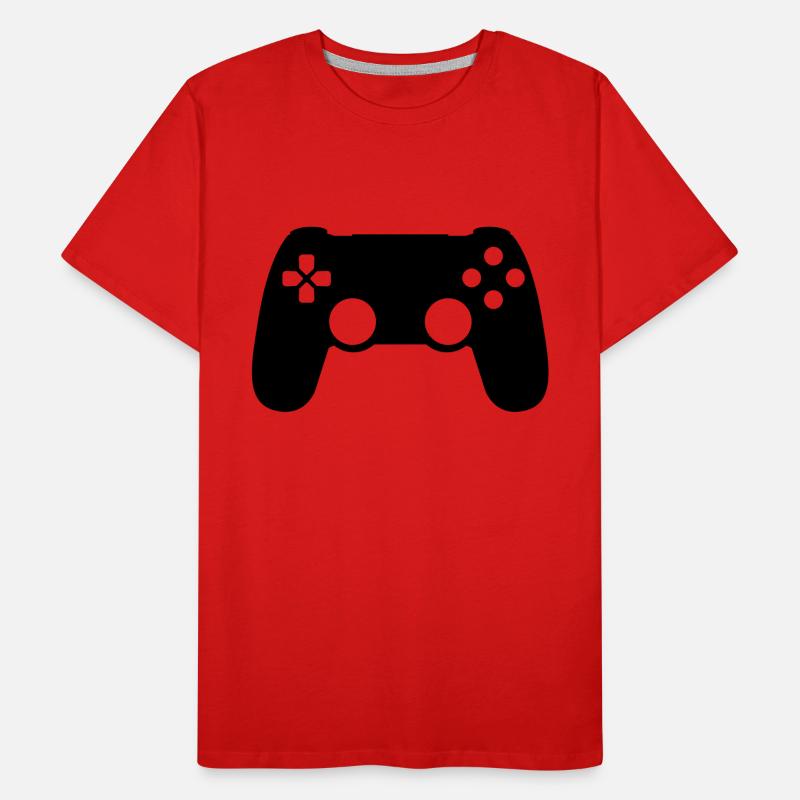 Gamepad Controller Men's Premium Organic T-Shirt