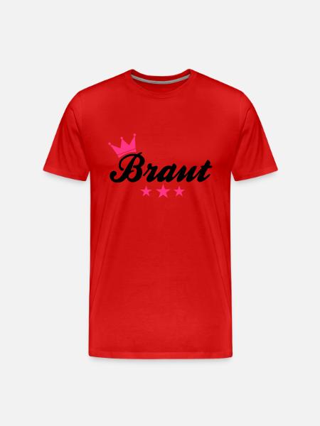 JGA - Team Bride - Men's Premium Organic T-Shirt - red
