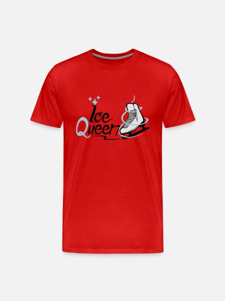Ice queen - Männer Premium Bio T-Shirt - Rot