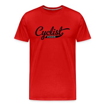Radsport - Männer Premium Bio T-Shirt - Rot - Vorne - Damien (186cm)