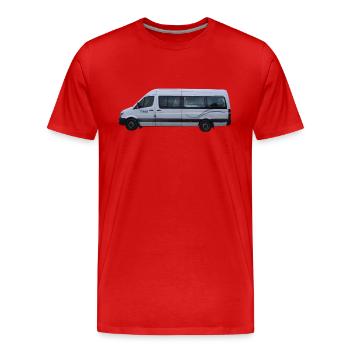 Wohnmobil AUS und NZ - Männer Premium Bio T-Shirt - Rot - Vorne - Damien (186cm)