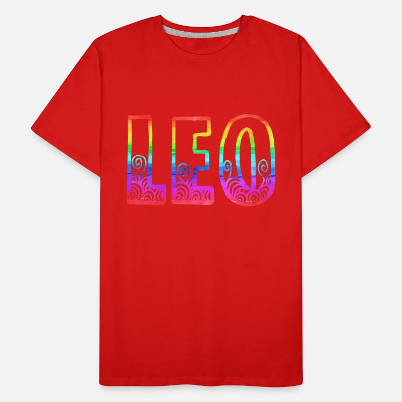 leo rs rainbow Men's Premium Organic T-Shirt