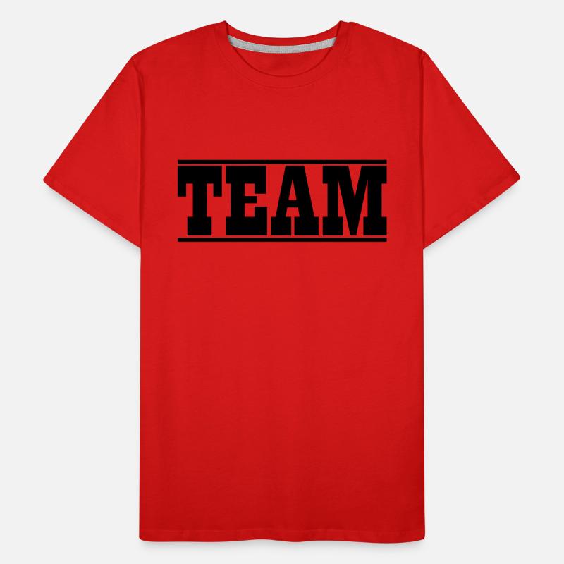 Conception d'équipe T-shirt bio Premium Homme