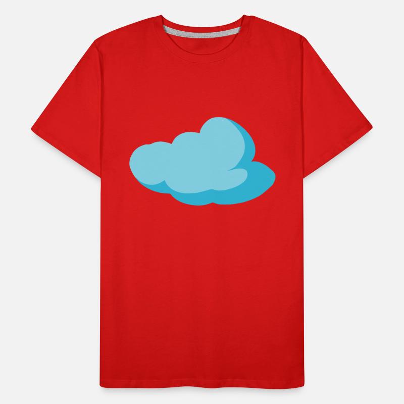 Cloud Blue Cloud Sky Gift Idea Men's Premium Organic T-Shirt