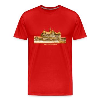 Bad Salzungen Heilbad Sole Wartburgkreis Thüringen - Men's Premium Organic T-Shirt - red - Front - Damien (186cm)