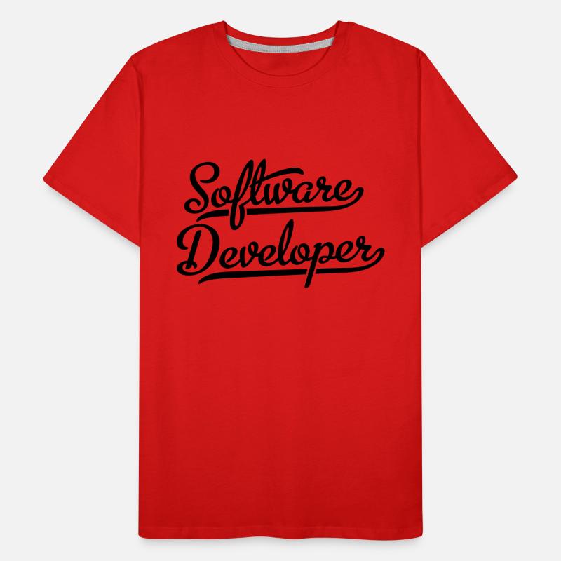 Software Developer Men's Premium Organic T-Shirt