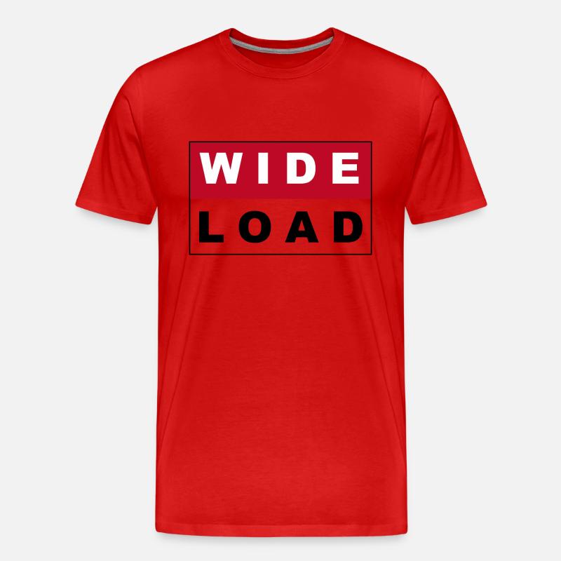 WIDE LOAD - Männer Premium Bio T-Shirt - Rot