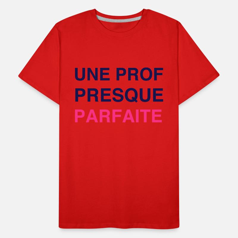 Ecole / Prof / Instit / Professeur / Maîtresse T-shirt bio Premium Homme