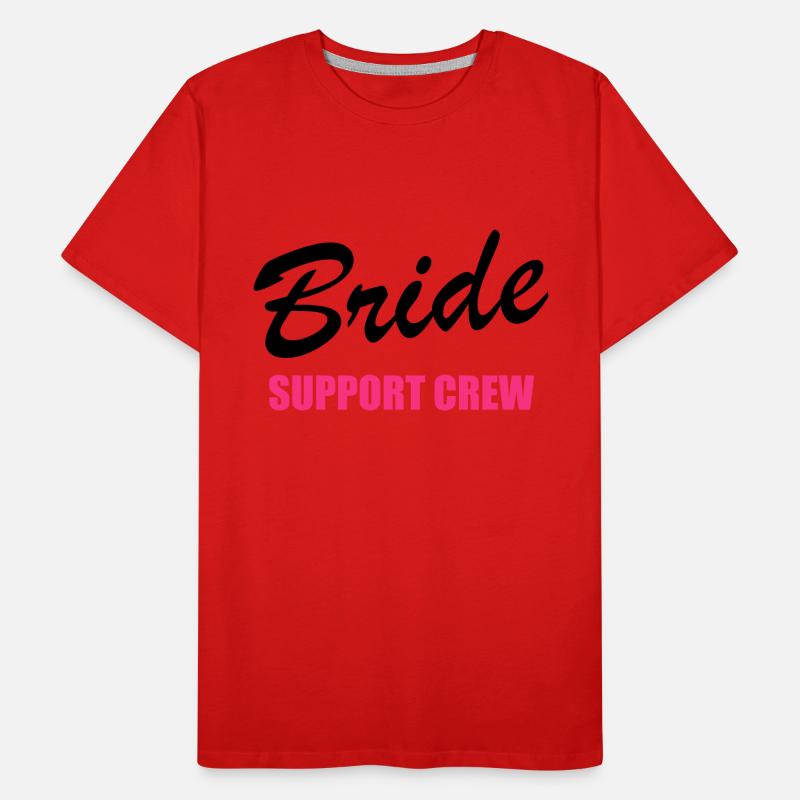 Bride Support Crew 2clr Männer Premium Bio T-Shirt