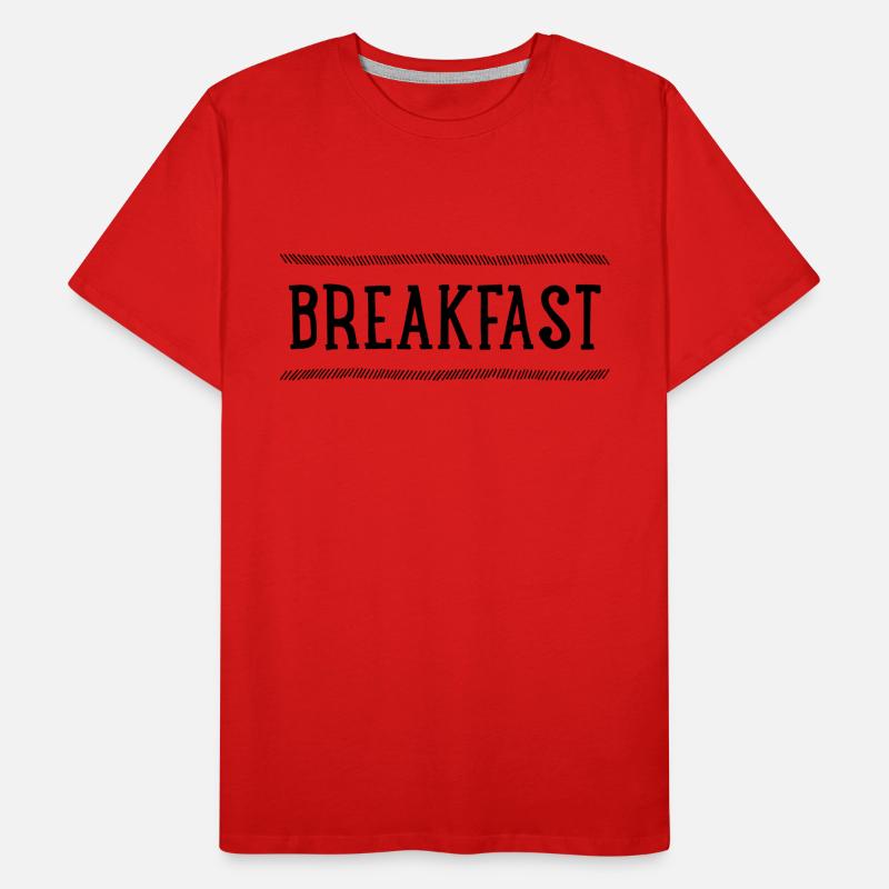 breakfast Men's Premium Organic T-Shirt