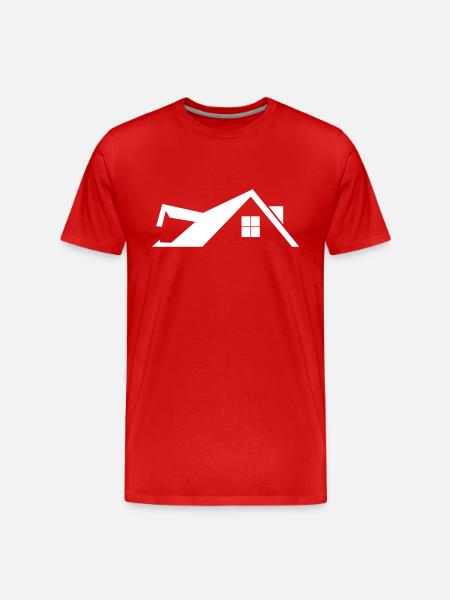 Toit - T-shirt bio Premium Homme - rouge