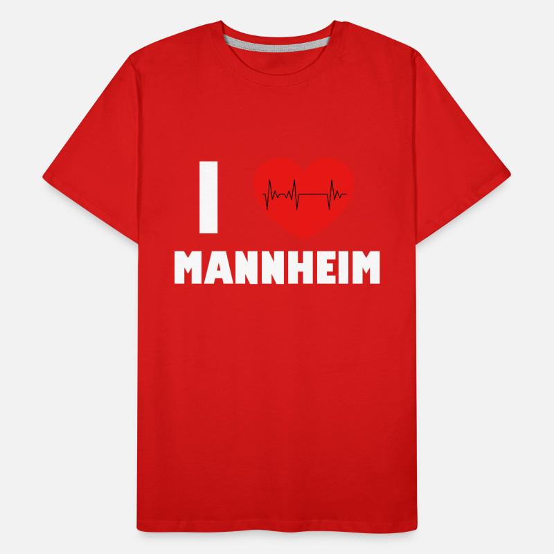 Mannheim Monnem Männer Premium Bio T-Shirt