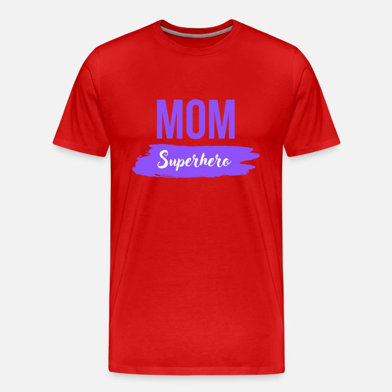 Mama Superheldin - Männer Premium Bio T-Shirt - undefined