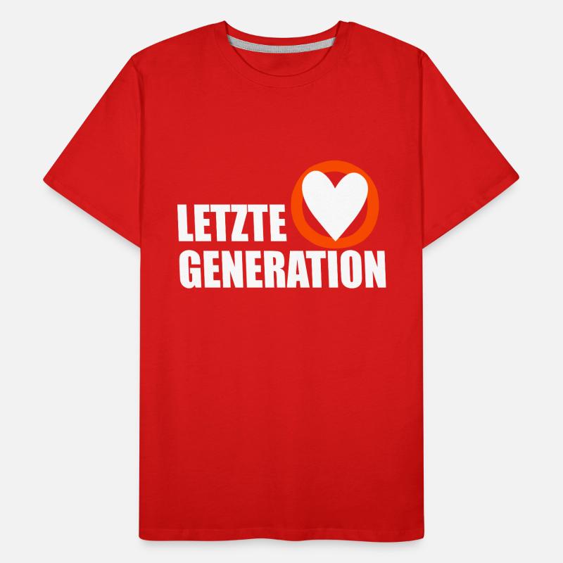 Letzte Generation - Design 5 Männer Premium Bio T-Shirt