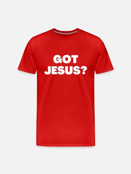 Got Jesus - Christian Quotes - Men's Premium Organic T-Shirt - red
