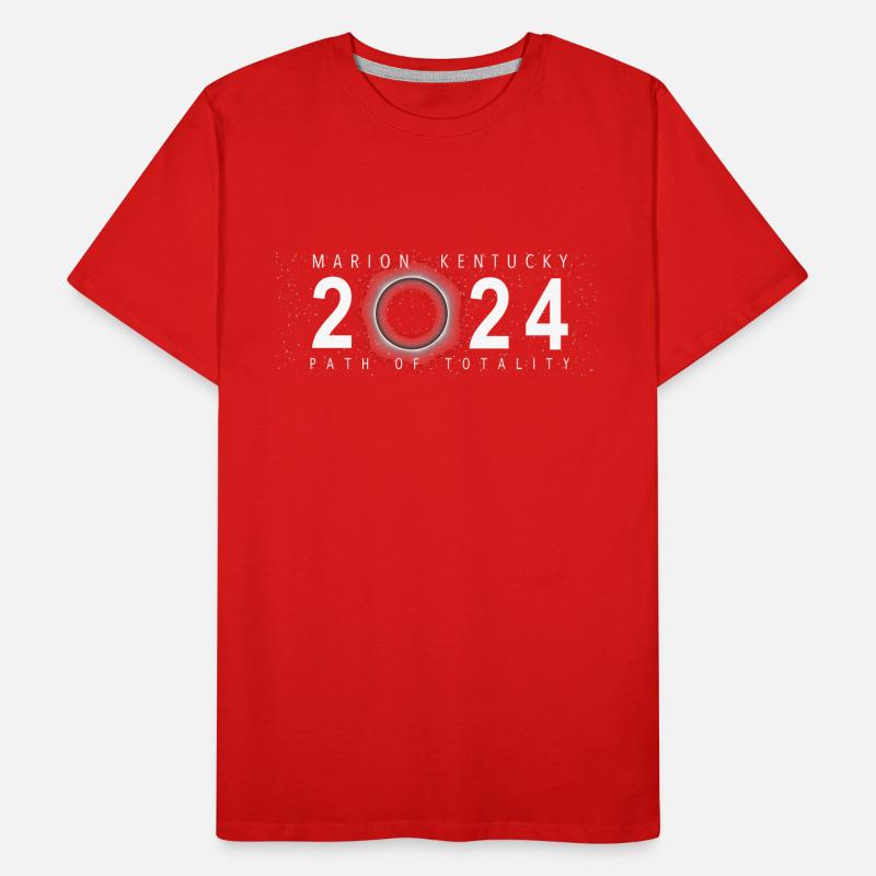 Solar Eclipse Marion Kentucky Eclipse April 8 2024 Men's Premium Organic T-Shirt