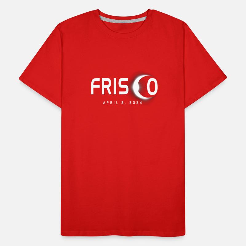 Frisco Texas Eclipse Souvenir April 8th 2024 Men's Premium Organic T-Shirt