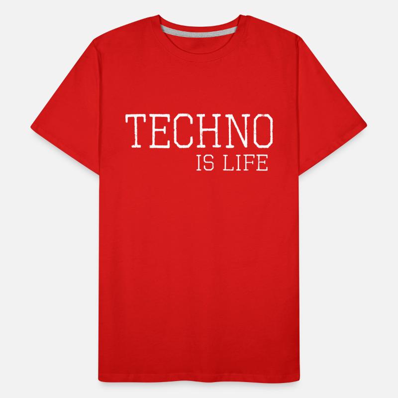 La techno, c’est la vie T-shirt bio Premium Homme