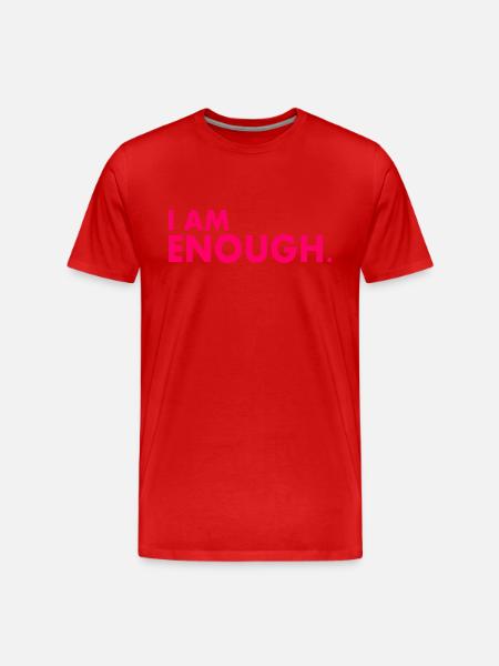 I am enough - T-shirt bio Premium Homme - rouge