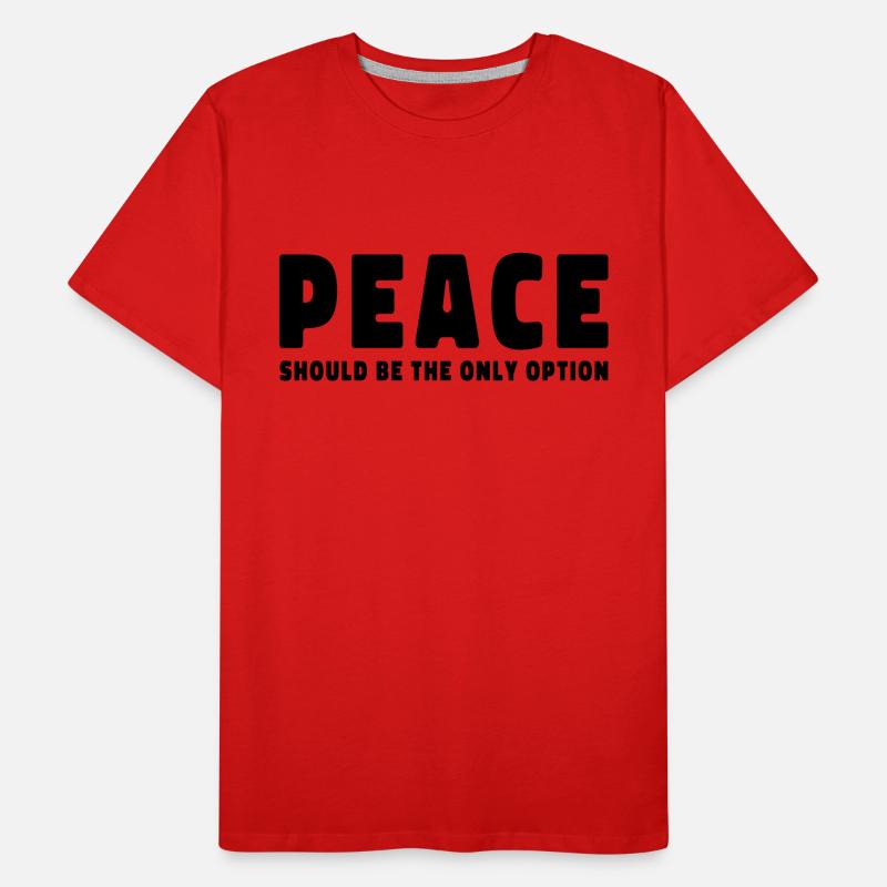 Peace kein krieg geschenk Männer Premium Bio T-Shirt