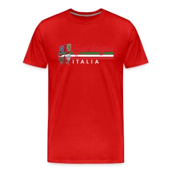 Sardegna Italien Mittelmeer Sardinien Sommer - Männer Premium Bio T-Shirt - Rot - Vorne - Damien (186cm)