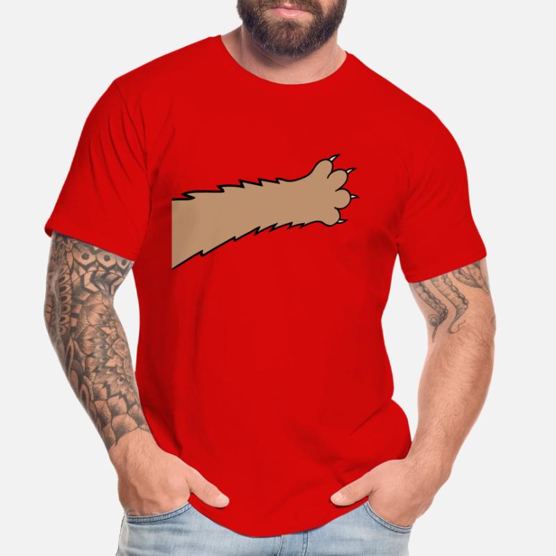 Cats, claws, paws, paws, sharp claws, scratching Men's Premium Organic T-Shirt