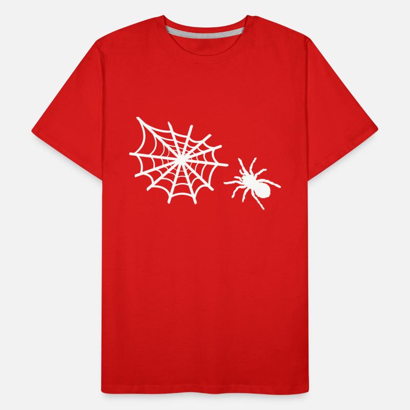 spider spider web Men's Premium Organic T-Shirt
