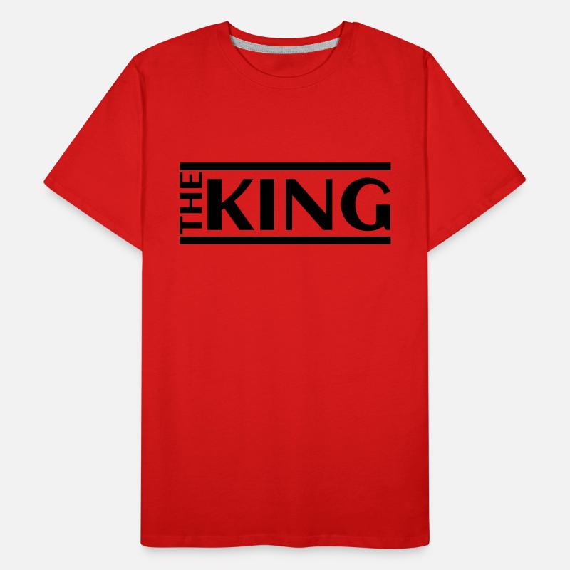 The King - Slim Men's Premium Organic T-Shirt